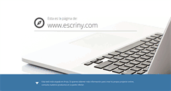 Desktop Screenshot of escriny.com